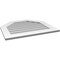 Ekena Millwork Octagonal Top Surface Mount PVC Gable Vent w/ 3-1/2"W x 1"P Standard Frame, 30"W x 26"H GVPOT30X2601SN - alternate 4